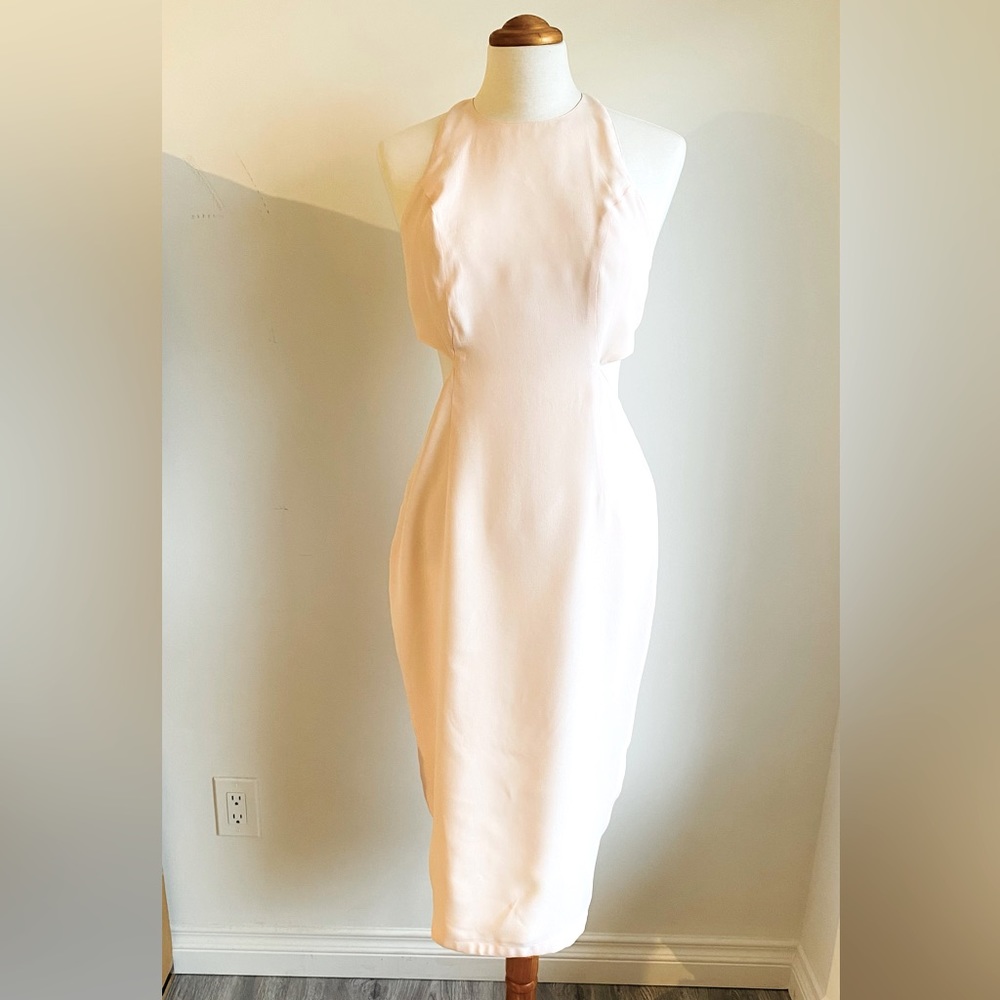 ASOS Midi Dress with Cut Out Back